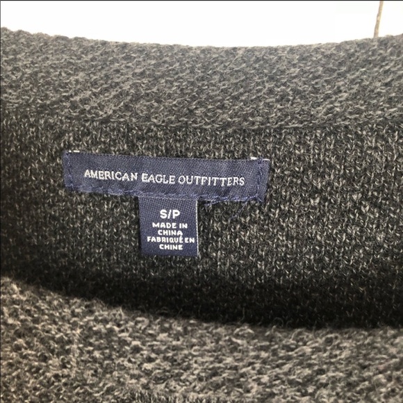 American eagle AEO dark gray pullover sweater - Picture 5 of 8